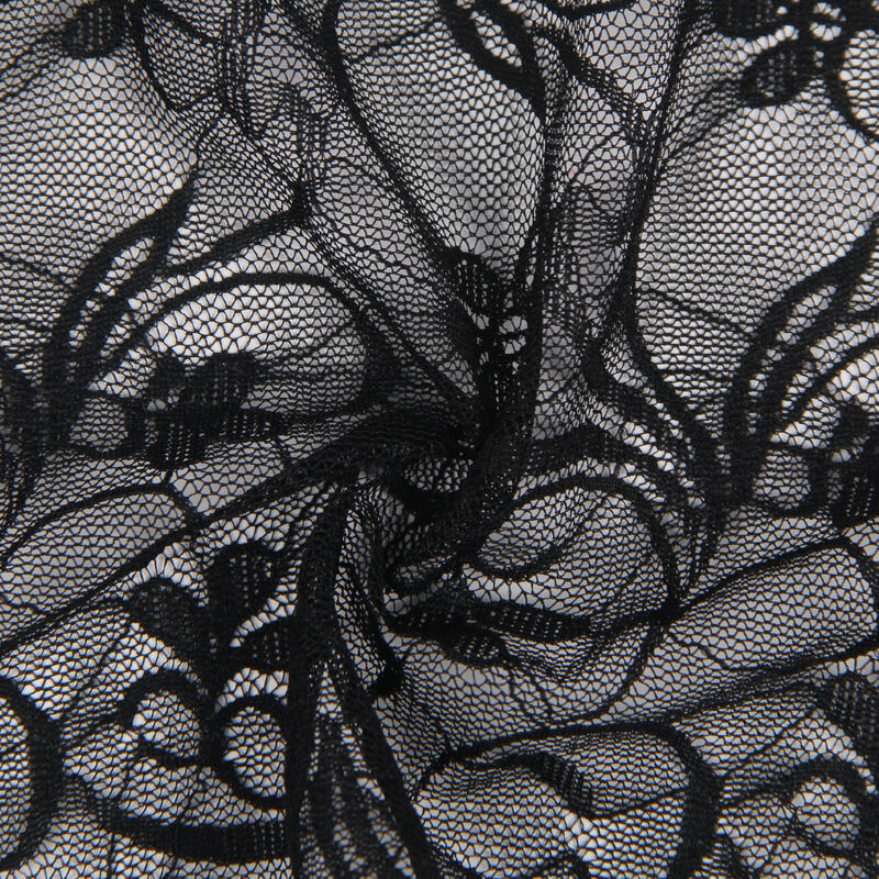 SUBBLIME - 954185 BABYDOLL EN DENTELLE À BRETELLES RÉGLABLES NOIR S/M