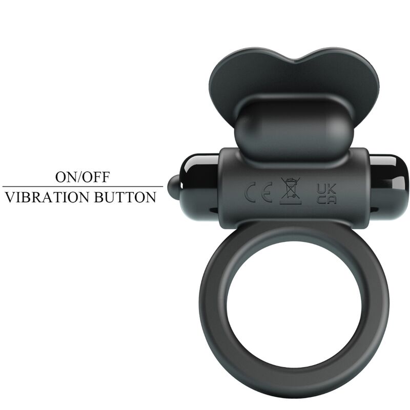 PRETTY LOVE - DEBONAIRE VIBRATIERING KONIJN 10 VIBRATIES ZWART
