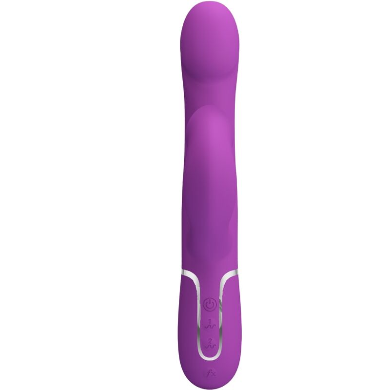 PRETTY LOVE - VIBRATEUR ET STIMULATEUR MULTIFONCTIONNEL 4 EN 1 VIOLET