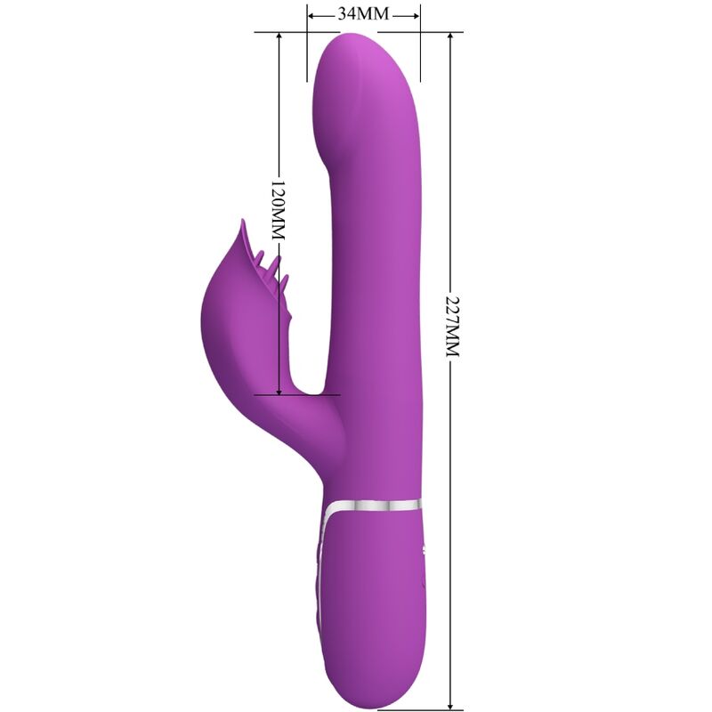 PRETTY LOVE - 4 IN 1 MULTIFUNCTIONELE VIBRATOR &amp; STIMULATOR PAARS