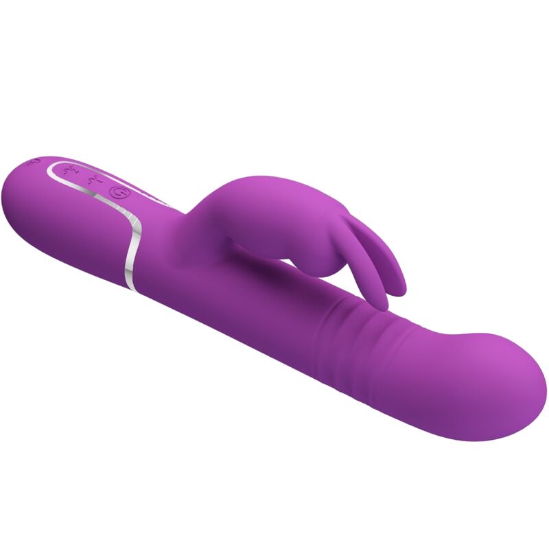 PRETTY LOVE - VIBRATEUR LAPIN MULTIFONCTION 4 EN 1 COALE VIOLET