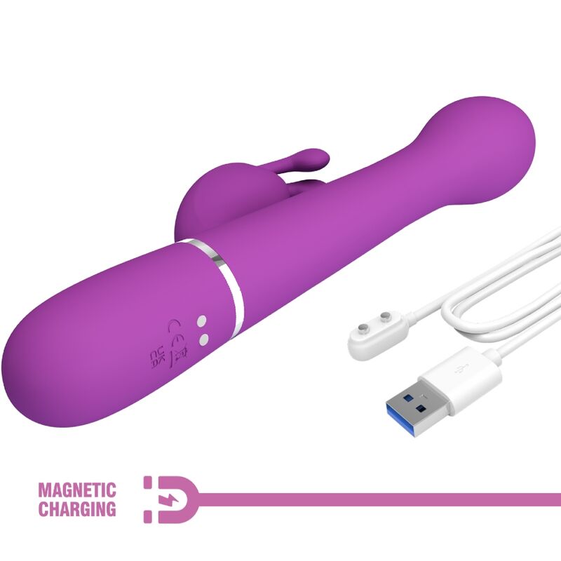 PRETTY LOVE - DEJON 3 IN 1 MULTIFUNCTIONELE KONIJN VIBRATOR PAARS