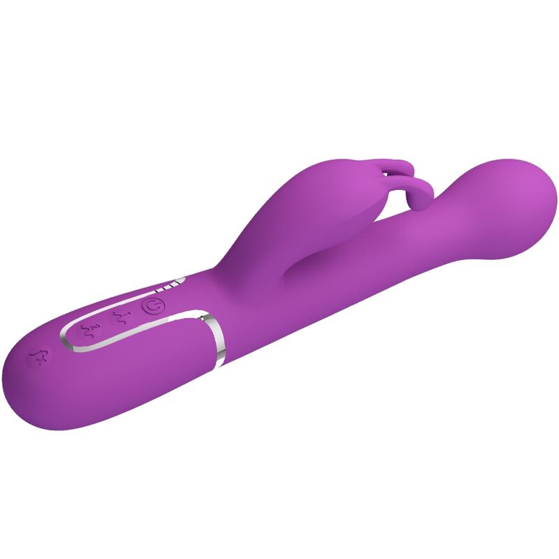 PRETTY LOVE - DEJON 3 IN 1 MULTIFUNCTIONELE KONIJN VIBRATOR PAARS
