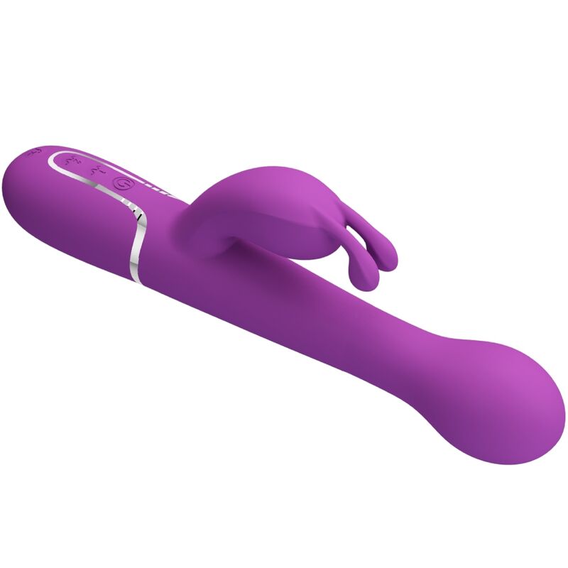 PRETTY LOVE - DEJON VIBRATEUR LAPIN MULTIFONCTION 3 EN 1 VIOLET