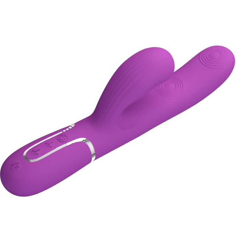 PRETTY LOVE - PERLITA 3 IN 1 MULTIFUNCTIONELE KONIJNENVIBRATOR PAARS