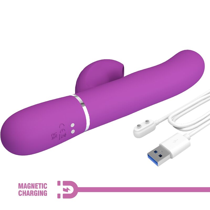 PRETTY LOVE - PERLITA 3 IN 1 MULTIFUNCTIONELE KONIJNENVIBRATOR PAARS