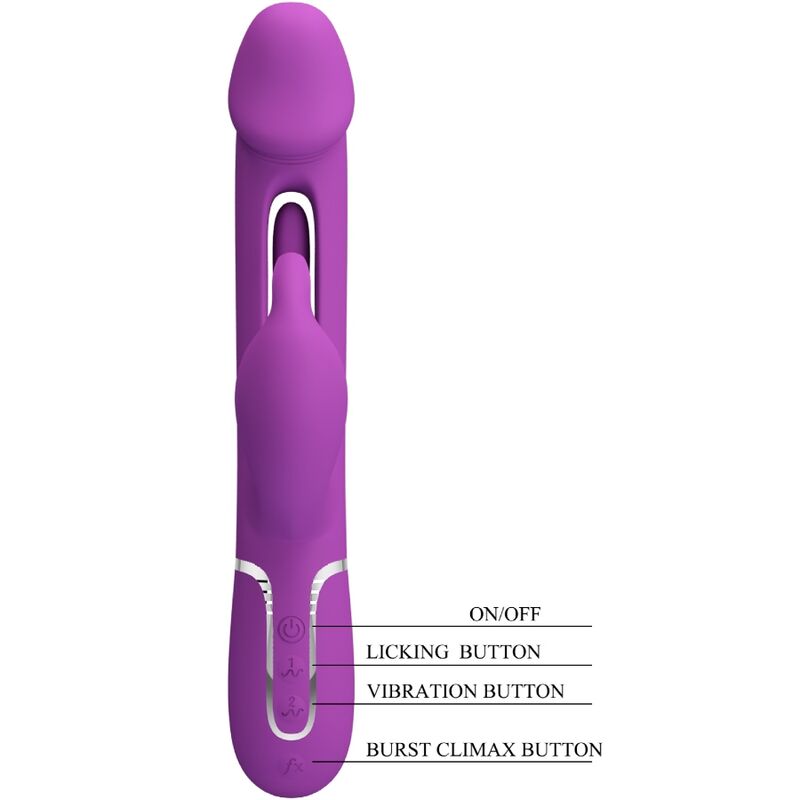 PRETTY LOVE - KAMPAS 3 IN 1 MULTIFUNCTIONELE KONIJNENVIBRATOR PAARS