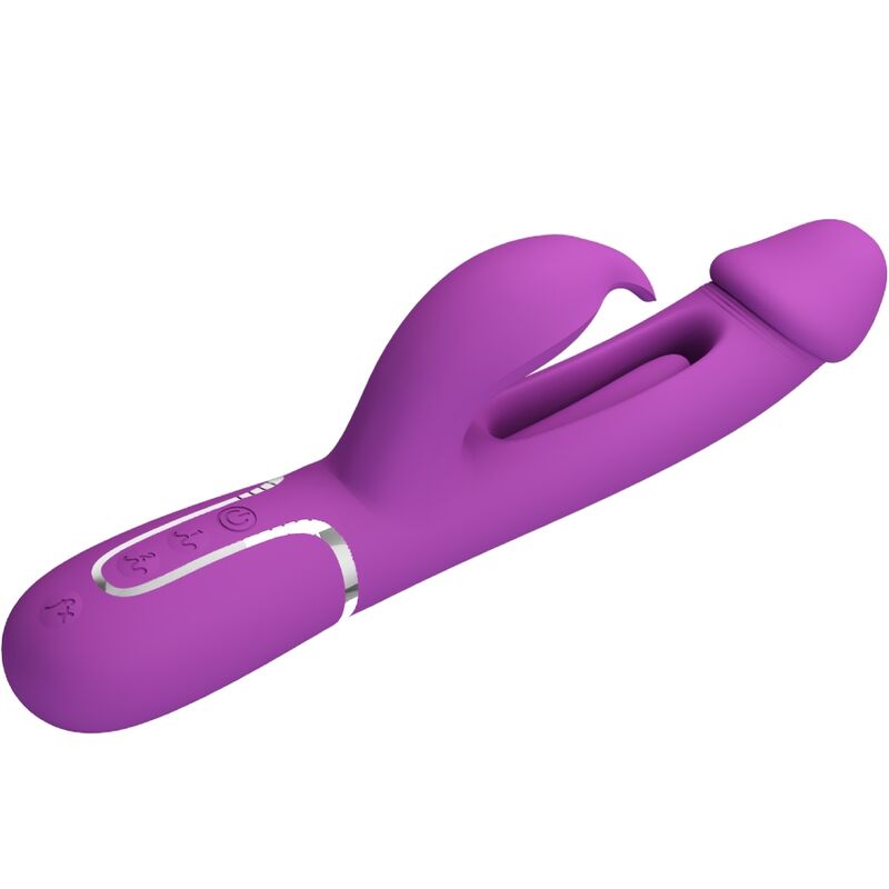 PRETTY LOVE - KAMPAS 3 IN 1 MULTIFUNCTIONELE KONIJNENVIBRATOR PAARS