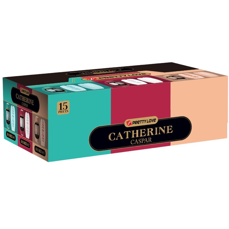 PRETTY LOVE - CASPAR PACK 15 MASCRUBATEURS HOMMES DIFFÉRENTS