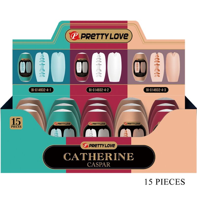 PRETTY LOVE - CASPAR PACK 15 MASCRUBATEURS HOMMES DIFFÉRENTS