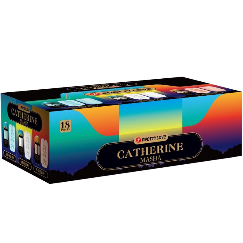 PRETTY LOVE - MASHA PACK 18 MASCRUBATEURS MASCULINS DIFFÉRENTS