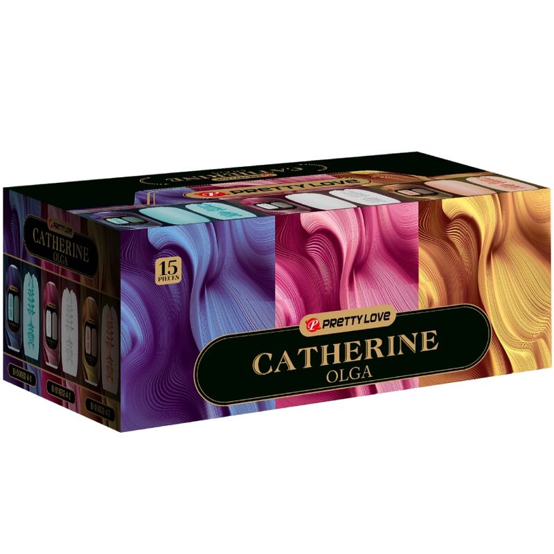 PRETTY LOVE - OLGA PACK 15 MASCRUBATEURS HOMMES DIFFÉRENTS