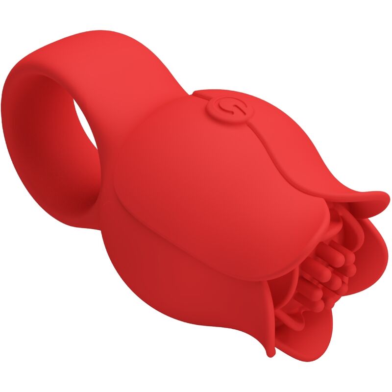 PRETTY LOVE - JAE ROOSVORMIGE VINGERVIBRATOR 10 VIBRATIES ROOD