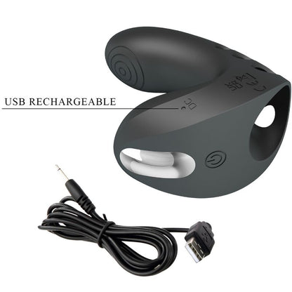 PRETTY LOVE - CAMELIA FINGERVIBRATOR 7 VIBRATIONEN SCHWARZ