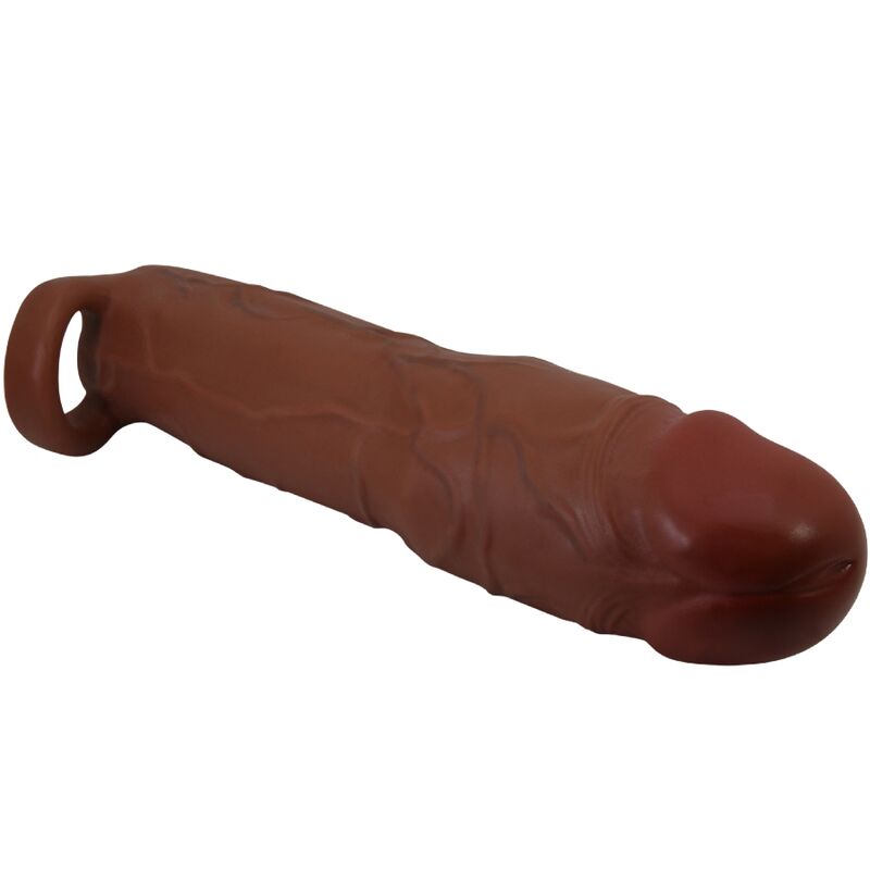PRETTY LOVE - GERD PENIS SLEEVES MET 7,6 CM VERLENGING MULATTO