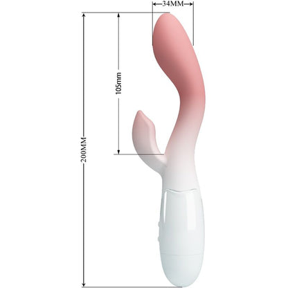 PRETTY LOVE - BRIGHTY G-SPOT VIBRATOR + KLITORIS-STIMULATOR 30 VIBRATIONEN ROSA