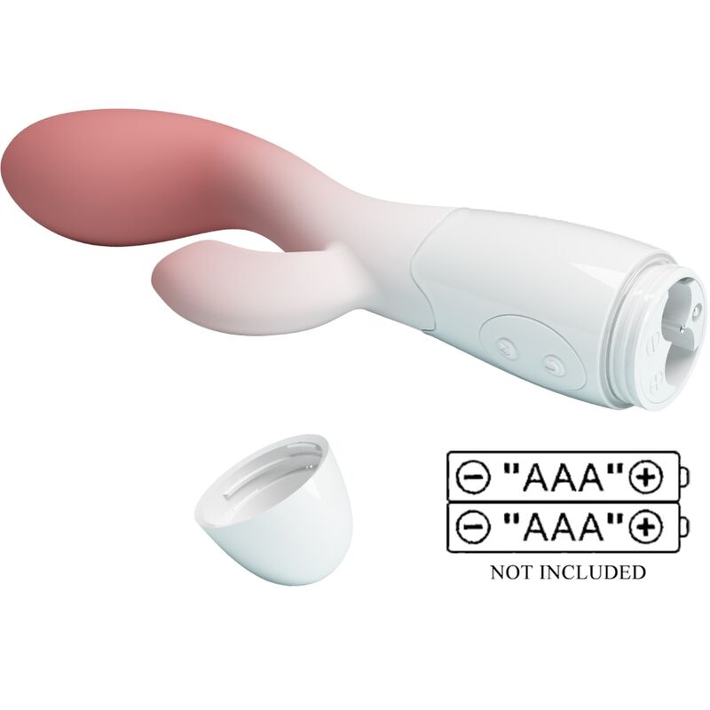 PRETTY LOVE - HELDERE G-SPOT VIBRATOR + CLITORIS STIMULATOR 30 VIBRATIES ROZE