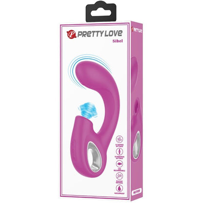 PRETTY LOVE - SIBEL SIBEL G-SPOT VIBRATOR + KLITORIS-STIMULATOR 10 VIBRATIONEN LILA