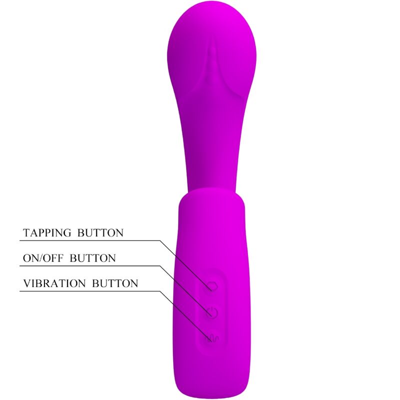 PRETTY LOVE - SIBEL SIBEL G-SPOT VIBRATOR + CLITORIS STIMULATOR 10 VIBRATIES PAARS