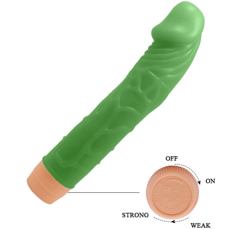 BAILE - BILL REALISTISCHE VIBRATOR 22,5 CM GROEN