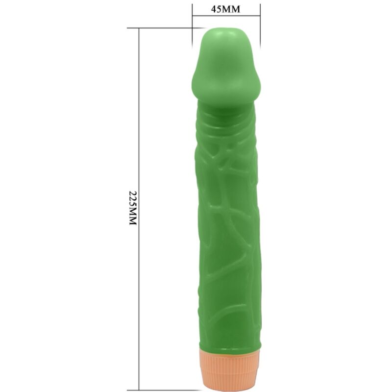 BAILE - BILL REALISTISCHE VIBRATOR 22,5 CM GROEN