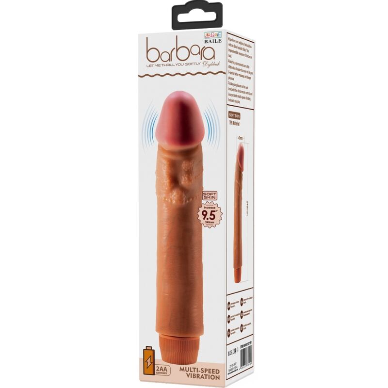 BAILE - DYBBUK REALISTISCHE VIBRATOR 24 CM MULATTO