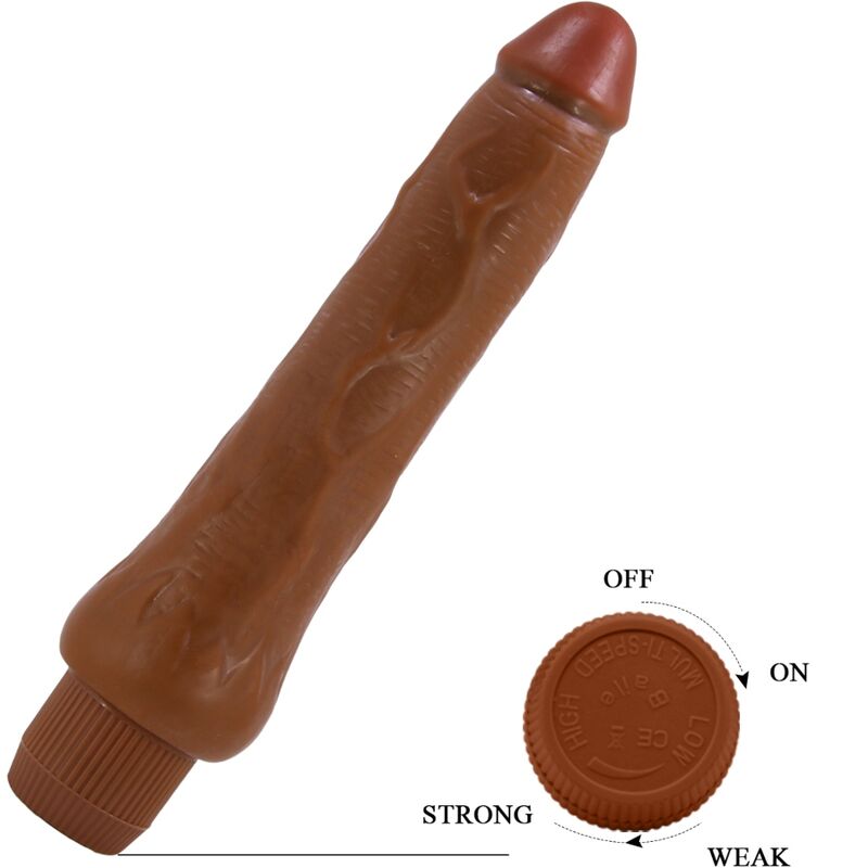 BAILE - DRYAD REALISTISCHE VIBRATOR 25 CM MULATTO