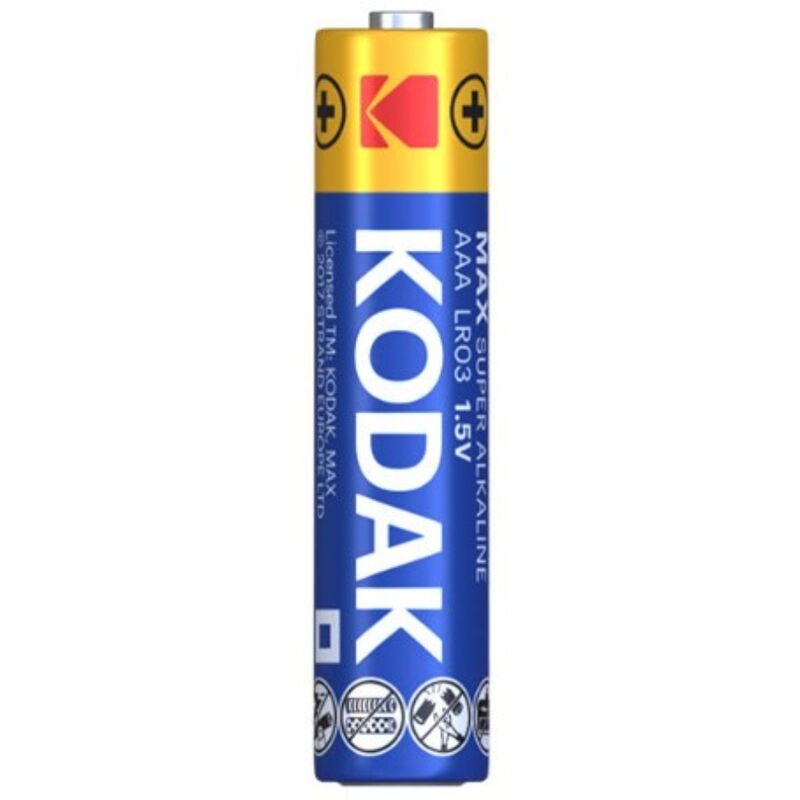 KODAK - MAX PACK DE 20 PILES ALCALINES AAA LR03