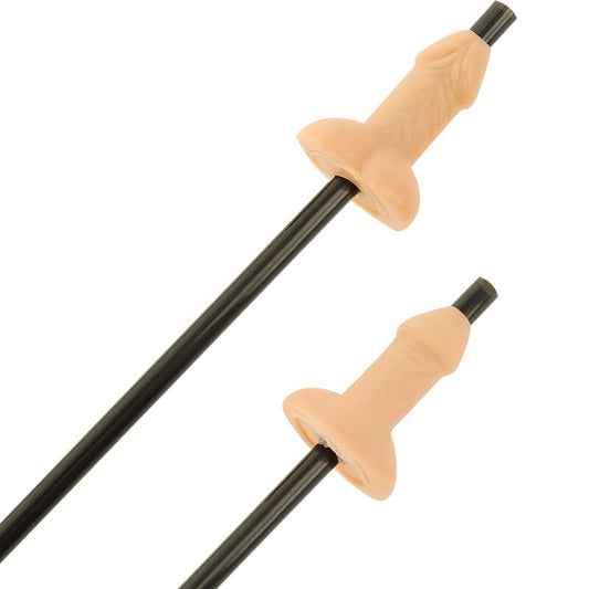 DIABLO PICANTE - SACHET DE 10 PAILLES PÉNIS NATURELLES