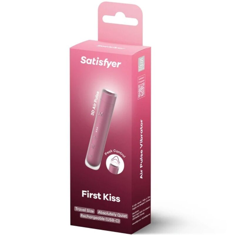 SATISFYER - PREMIER BAISER STIMULATEUR DE CLITORIS GARNET