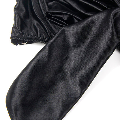 SUBBLIME - 955205 BH-SET MIT VERSTELLBARER SCHWARZER SCHLEIFE L/XL