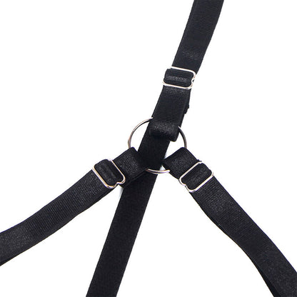 SUBBLIME - 955205 BH-SET MIT VERSTELLBARER SCHWARZER SCHLEIFE L/XL