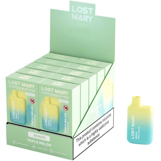 LOST MARY - BM600 NICOTINE VAPER 2% EINWEG TRIPLE MELON