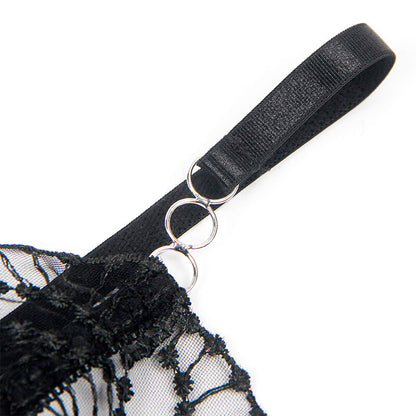 SUBBLIME - 955229 TRANSPARENTER BODY MIT HOHLSPITZE SCHWARZ L/XL