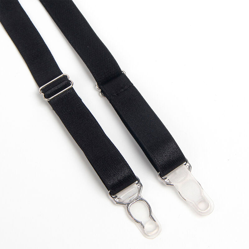SUBBLIME - 955236 ZWARTE BONDAGE BH MET KOUSENBANDEN SET S/M