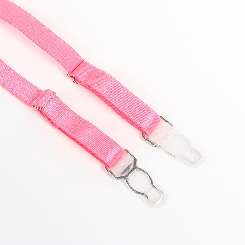 SUBBLIME - 955366 BH-SET MET KANT EN KORRELBAND ROZE EN PAARS L/XL