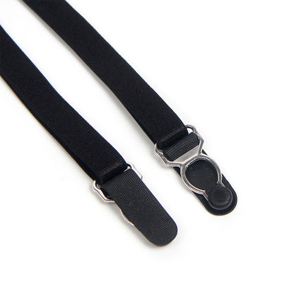 SUBBLIME - 955502 SPITZEN-BODYSUIT MIT SCHLEIFEN UND STRAPSEN SCHWARZ L/XL