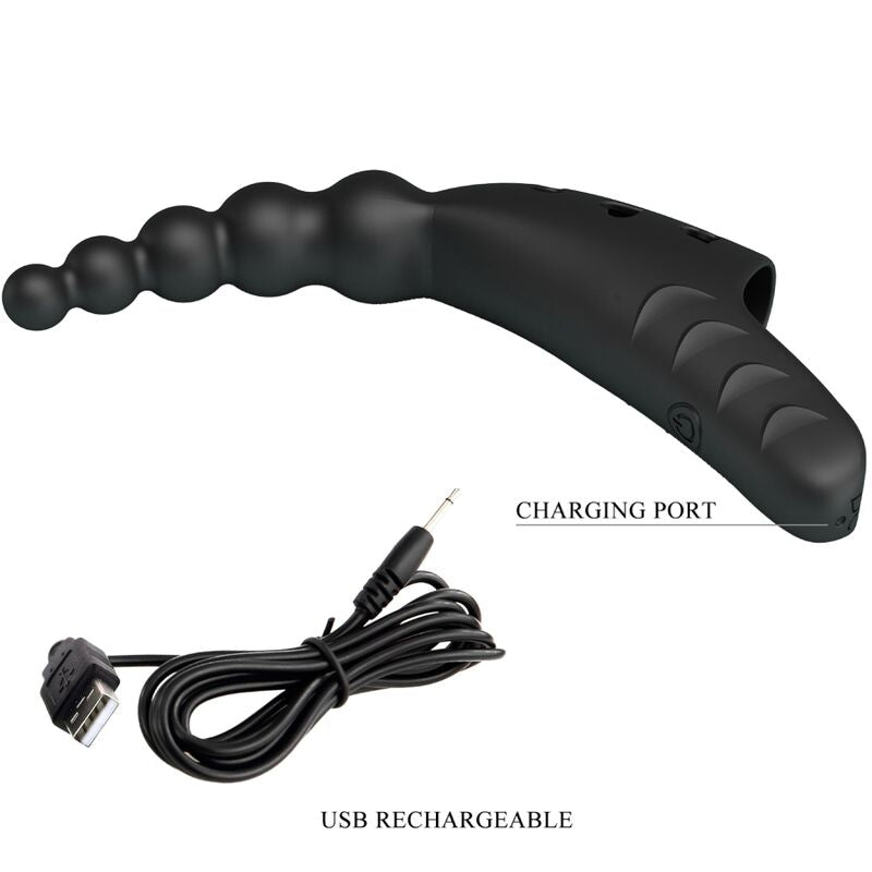 PRETTY LOVE - JORDIN VINGERVIBRATOR 10 VIBRATIES ZWART