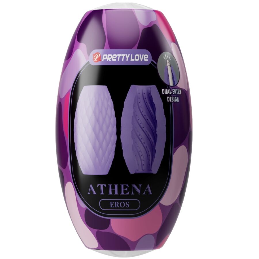 PRETTY LOVE - ATHENA EROS MASTURBATEUR HOMME EN SILICONE VIOLET