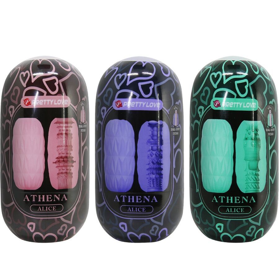 PRETTY LOVE - ATHENA ALICE PACK 15 MASTURBATEURS MASCULINS DIFFÉRENTS