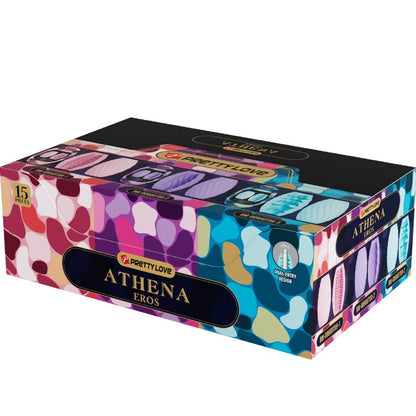 PRETTY LOVE - ATHENA EROS PACK 15 VERSCHIEDENE MÄNNLICHE MASTURBATOREN