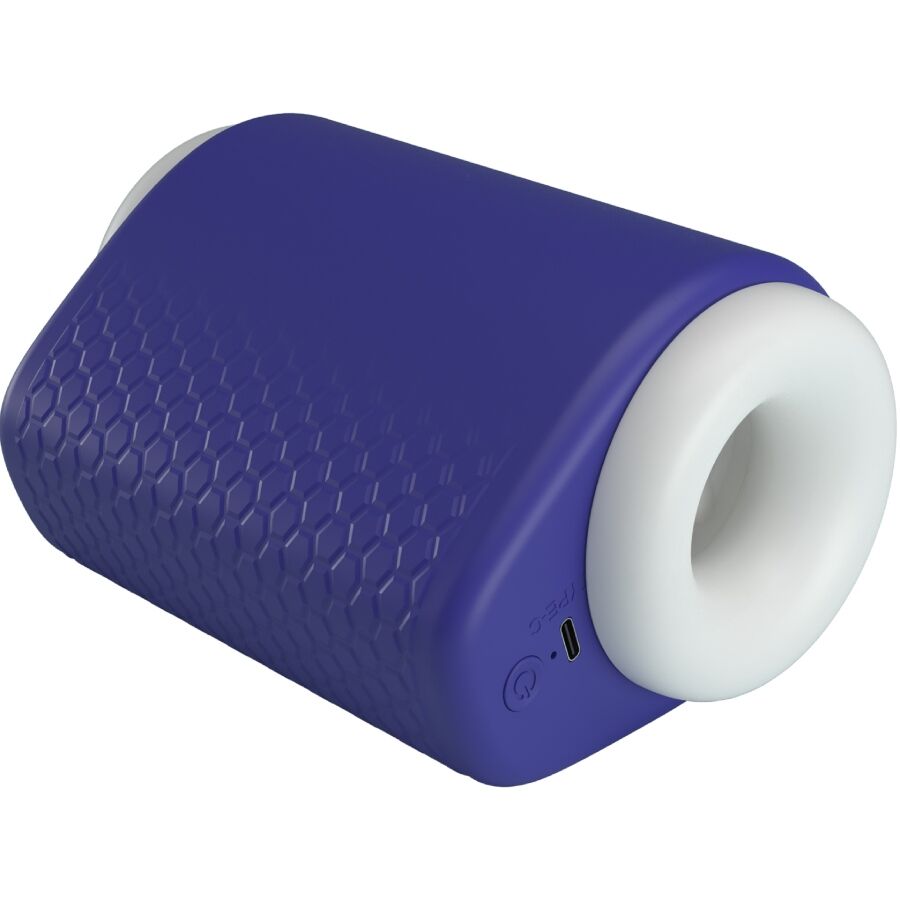 PRETTY LOVE - DJ LADY MASTURBATEUR HOMME AVEC VIBRATION 5 RÉGLAGES VIOLET