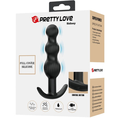 PRETTY LOVE - SIDNEY ANALVIBRATOR 10 VIBRATIONEN SCHWARZ