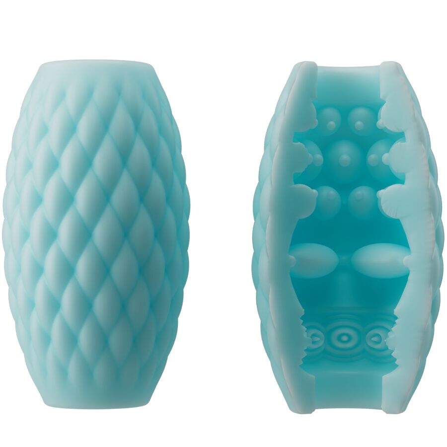 PRETTY LOVE - MASTURBATEUR MASCULIN EN SILICONE ATHENA EROS, BLEU CIEL