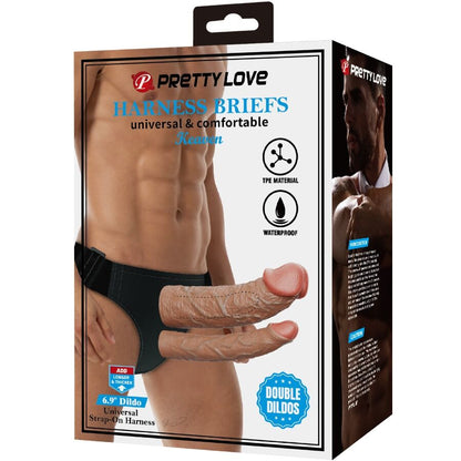 PRETTY LOVE - KEAVEN HARNESS SLIP UNIVERSAL & KOMFORTABEL DOPPELDILDO