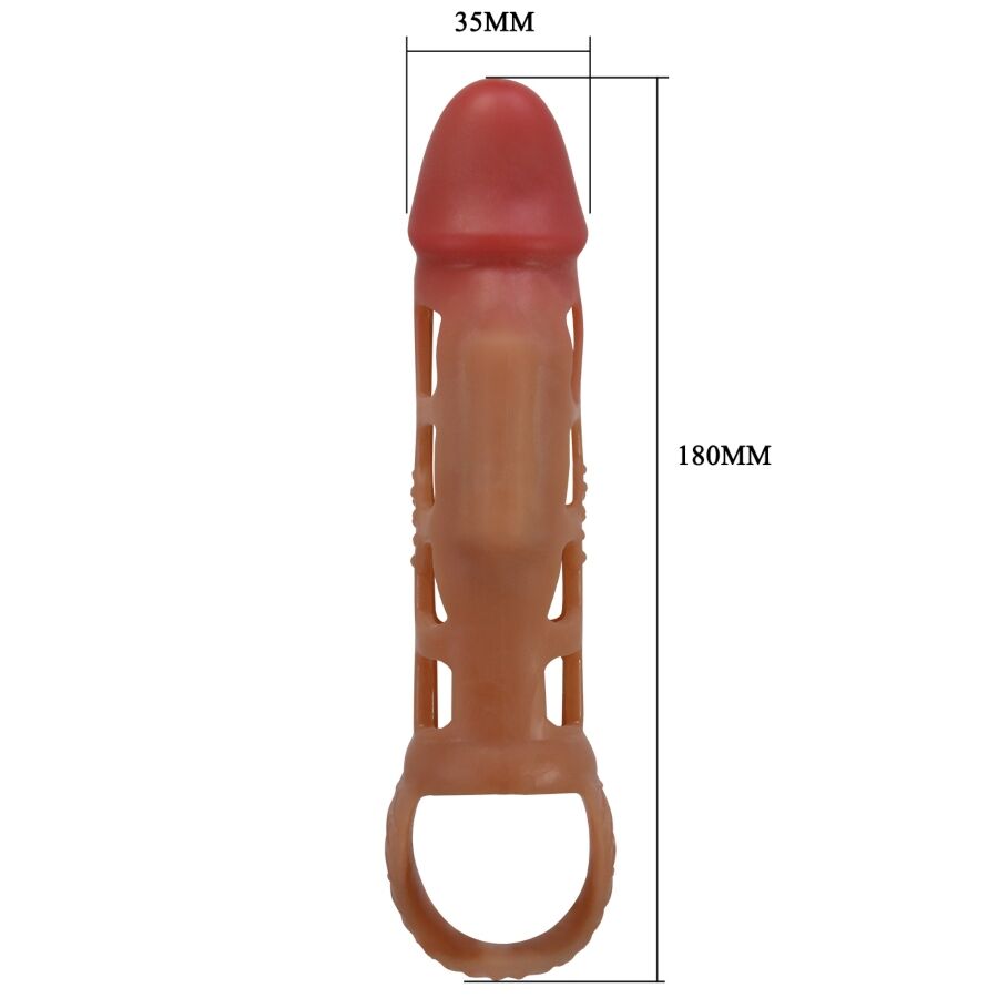 PRETTY LOVE - PRESTON VIBRIERENDE PENISHÜLLE 18 CM