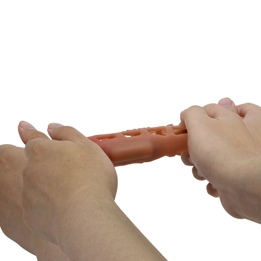 PRETTY LOVE - MANCHONS PÉNIS VIBRANTS PRESTON 18 CM