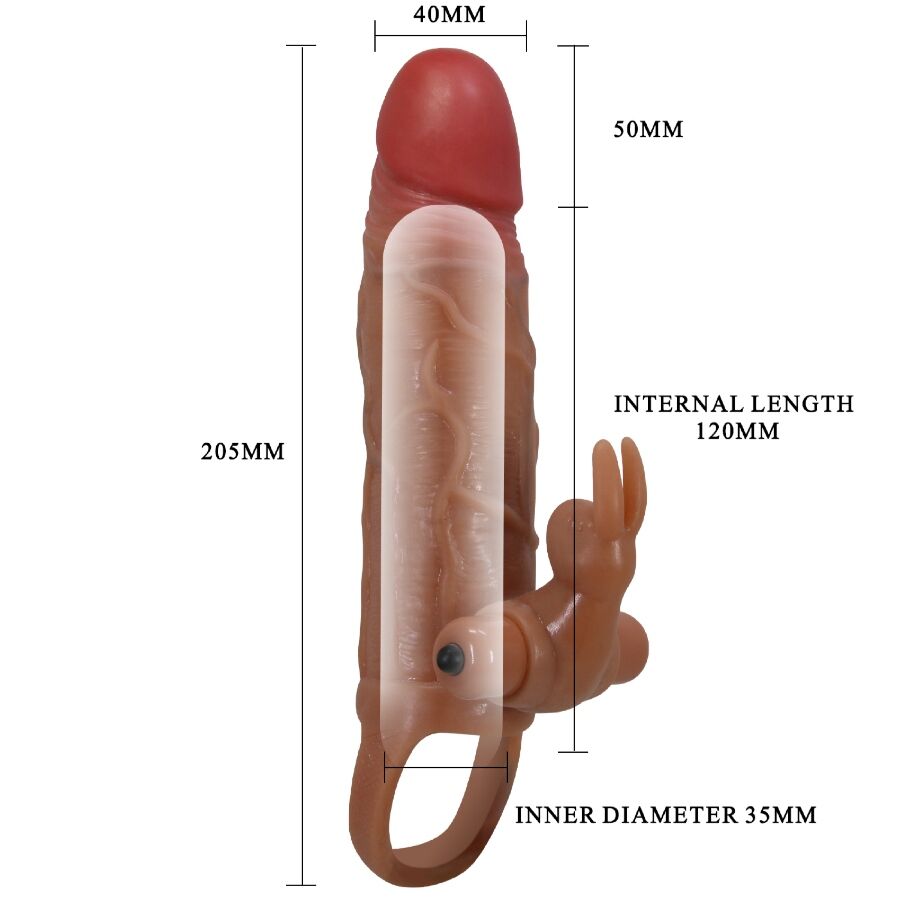 PRETTY LOVE - OSMAR PENIS SLEEVES + VIBRERENDE CLITORIS STIMULATOR