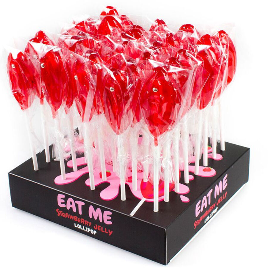 SECRETPLAY - DISPLAY ASSORTMENT PENIS LOLLIPOPS WITH ALCOHOL 40 UNITS