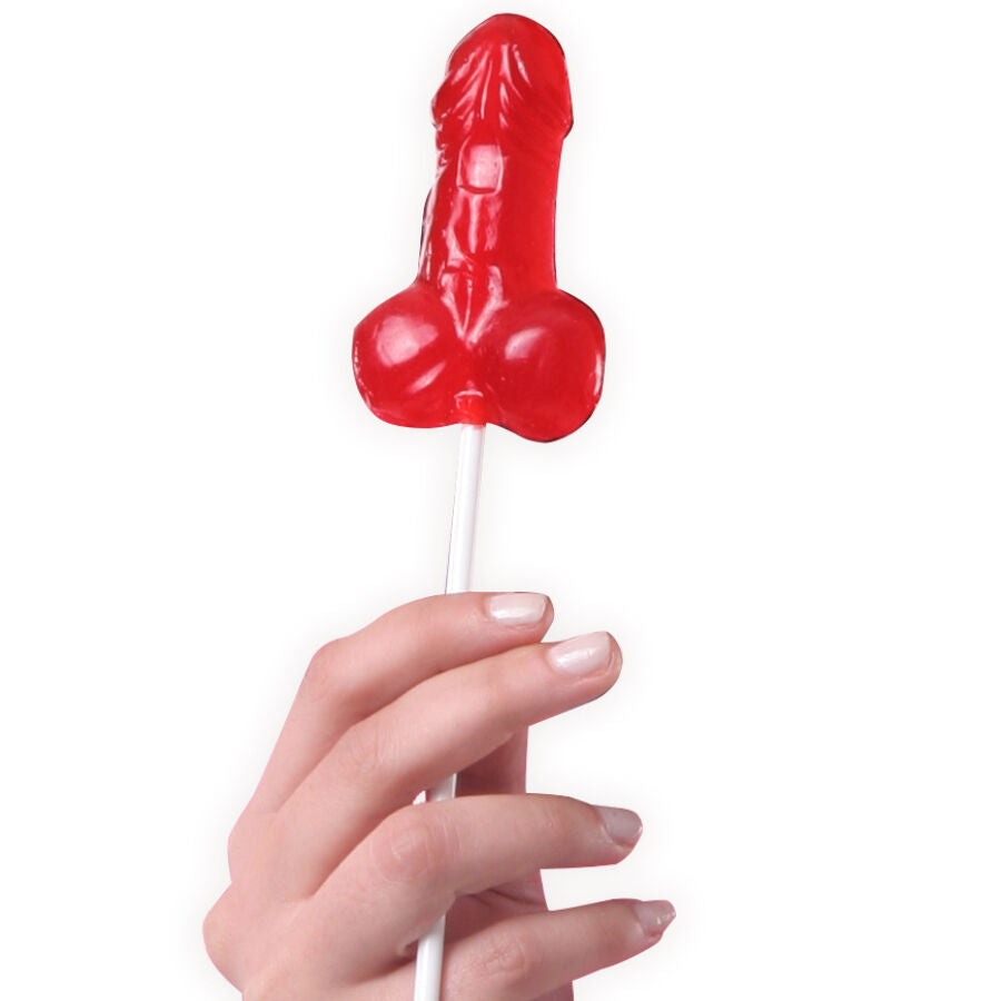 SECRETPLAY - DISPLAY ASSORTMENT PENIS LOLLIPOPS WITH ALCOHOL 40 UNITS
